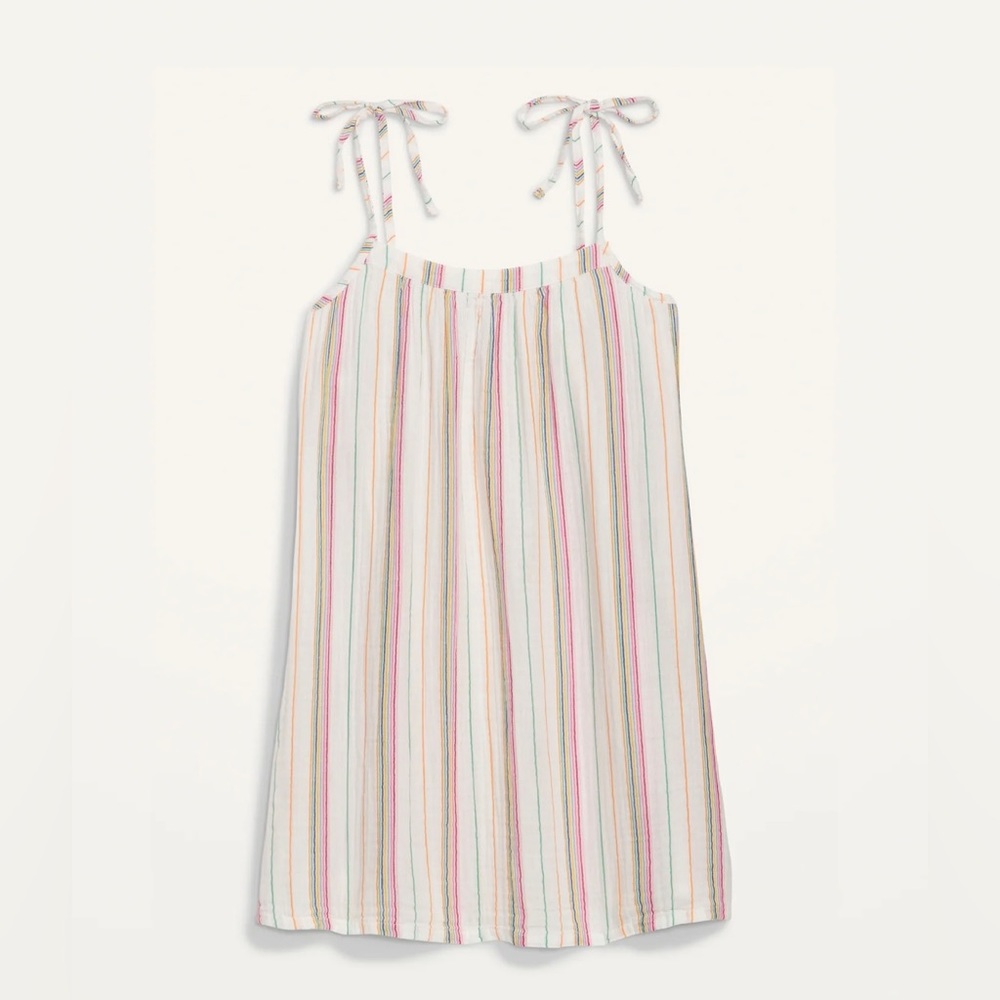 Old Navy cute striped cotton dress NWT size Large